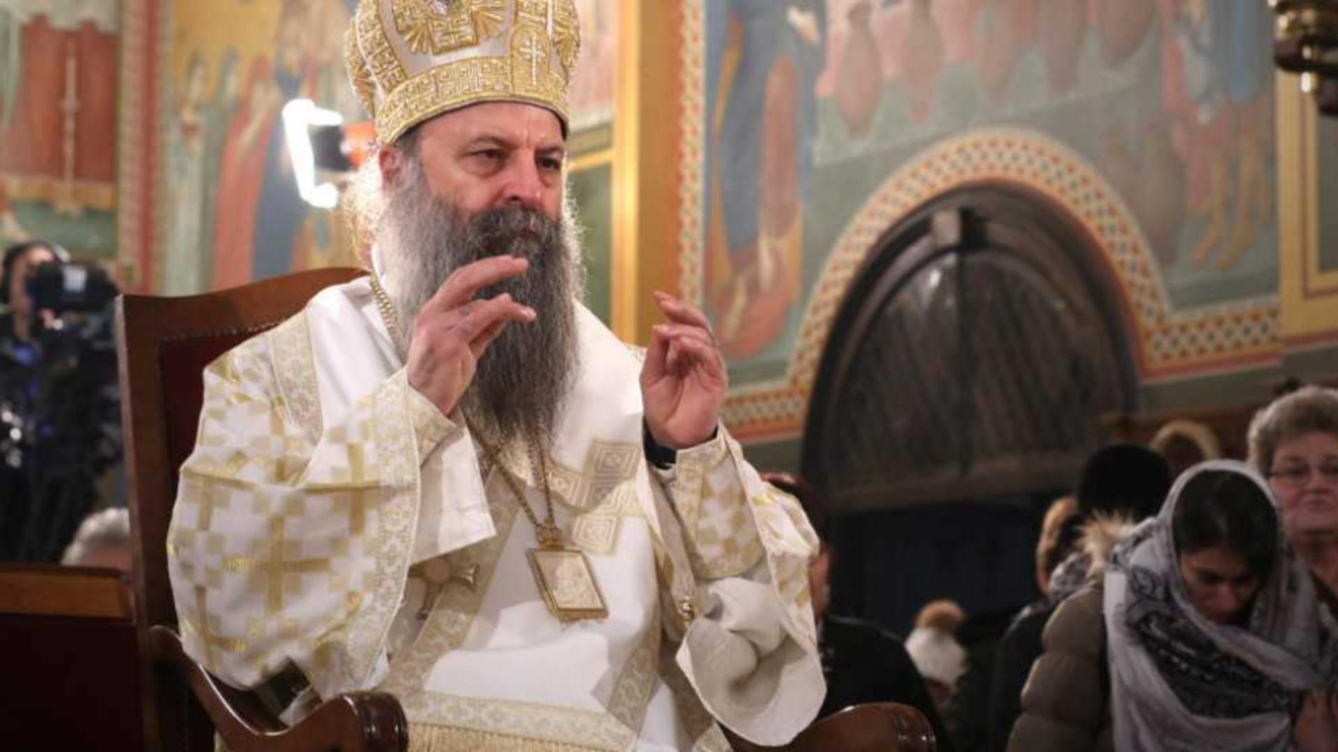 Patriarhul Bisericii Ortodoxe a Serbiei. Foto: basilica.ro