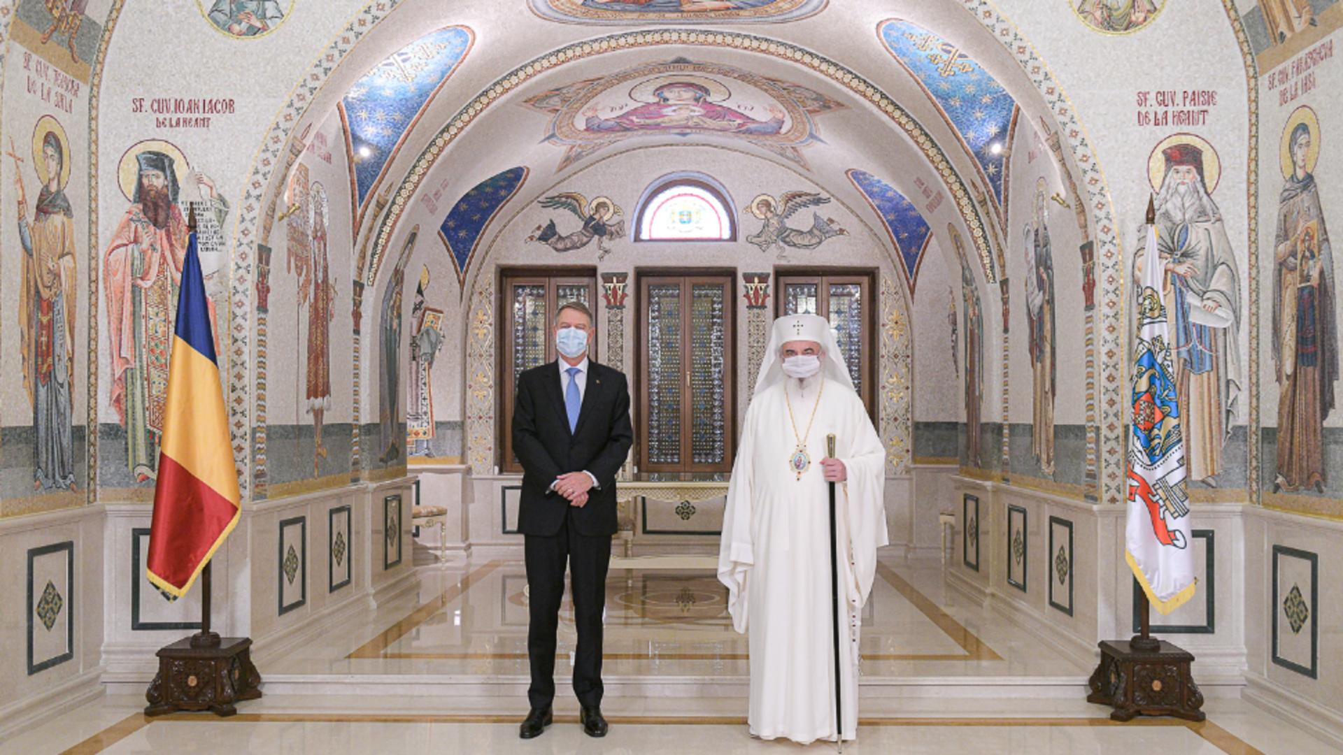 Klaus Iohannis s-a întâlnit cu Patriarhul Daniel