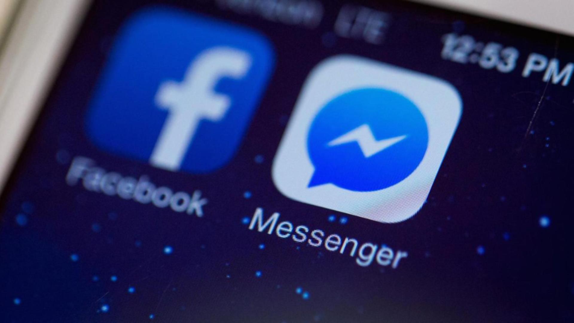  Gigantul Facebook, probleme cu aplicația Messenger