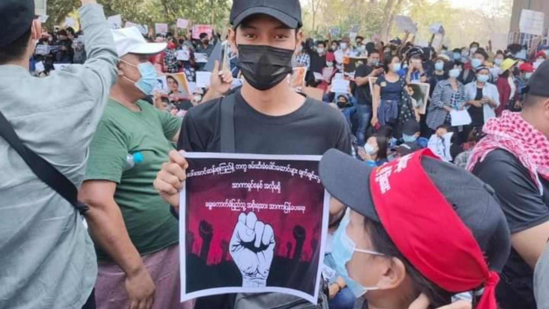Proteste Myanmar Foto: Twitter.com