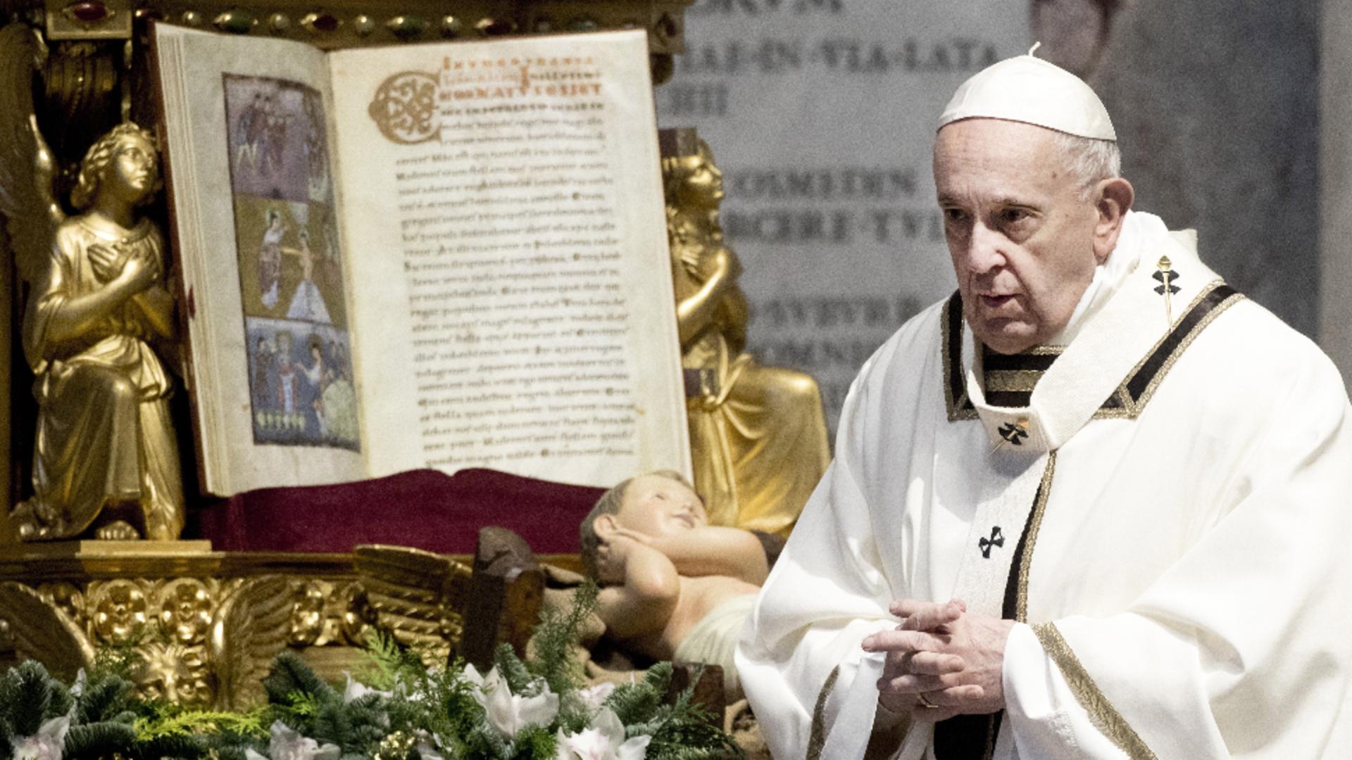 Papa Francisc nu se vede în altă parte decât la Vatican Foto Profimedia