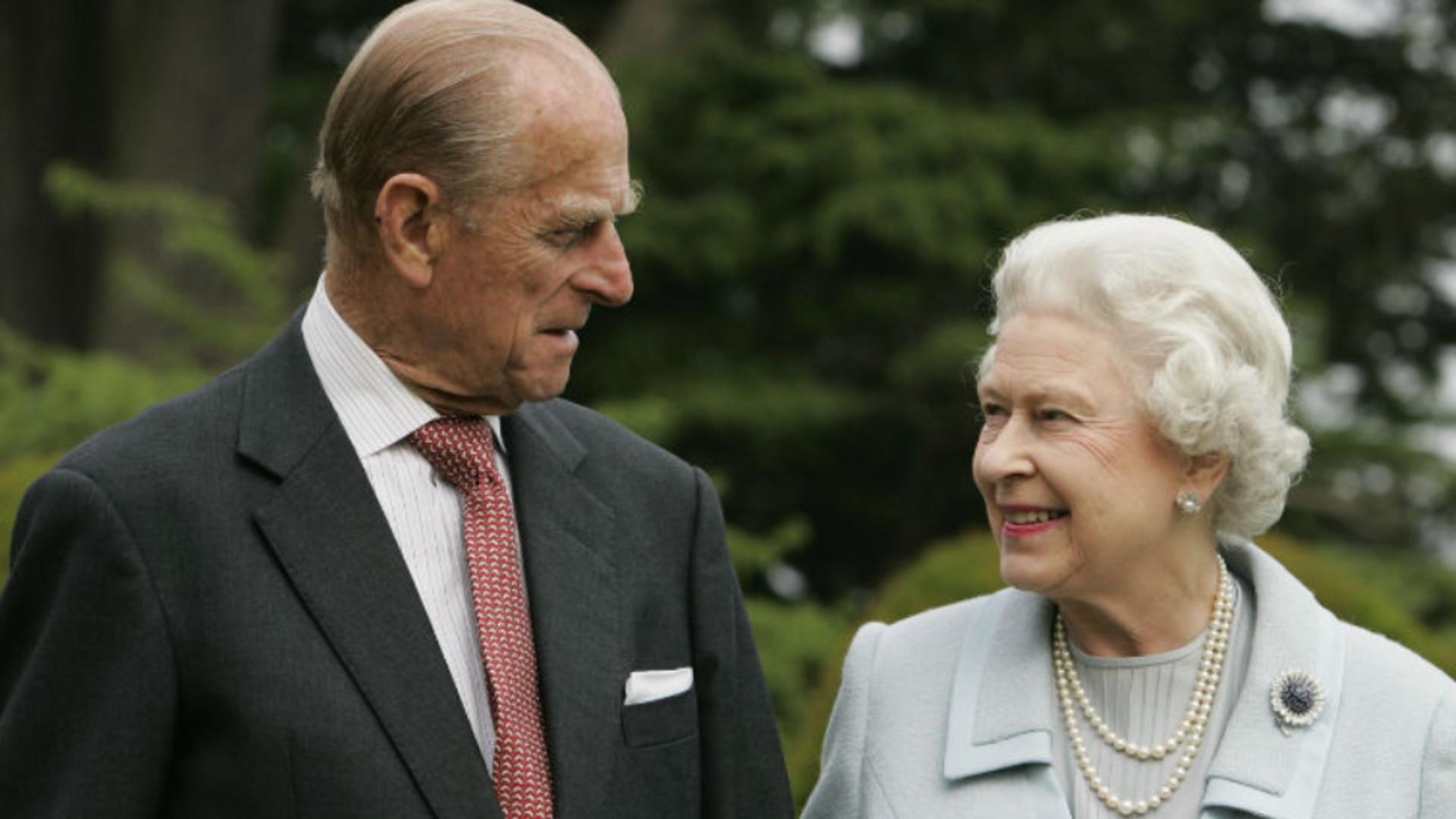 Prințul Philip și regina Elisabeta a II-a
