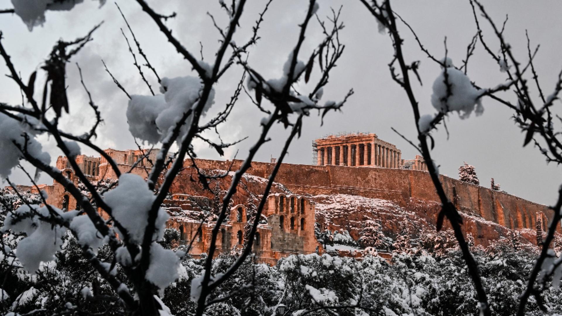Grecia, lovită de Medeea, cea mai puternică furtună de zăpadă din ultimii 12 ani / Foto: Profi Media Images