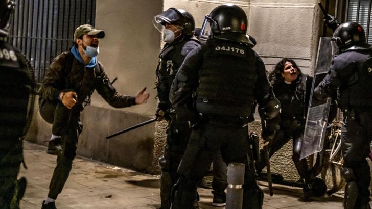 Proteste la Barcelona. Foto: Profi Media