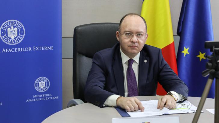 Intalnire intre ministrii de externe roman si maghiar/foto: Twitter Bogdan Aurescu