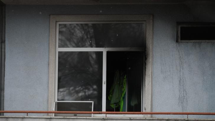 Urmările incendiului de la Institutul "Matei Balș" (sursă foto: Inquam)