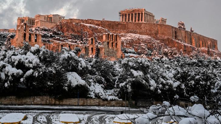 Grecia, lovită de Medeea, cea mai puternică furtună de zăpadă din ultimii 12 ani / Foto: Profi Media Images