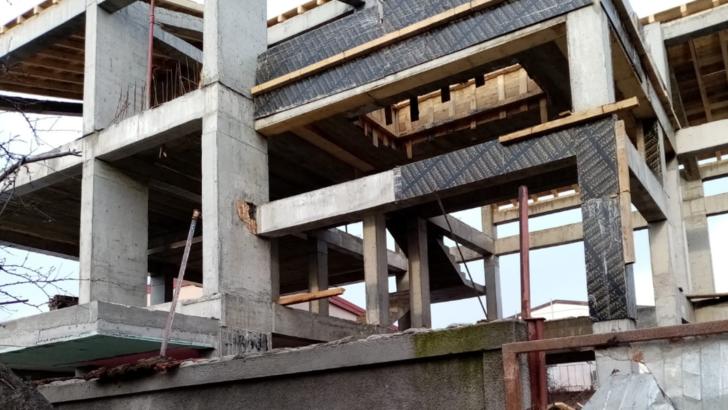 Imobil în construcție (foto: Emanuel Focșan)