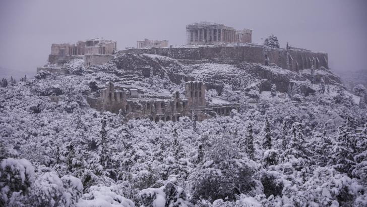 Grecia, lovită de Medeea, cea mai puternică furtună de zăpadă din ultimii 12 ani / Foto: Profi Media Images