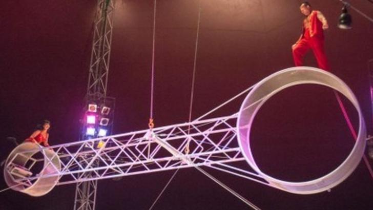 Roata Morții, acrobații la Circ Foto: Imagine de Arhivă