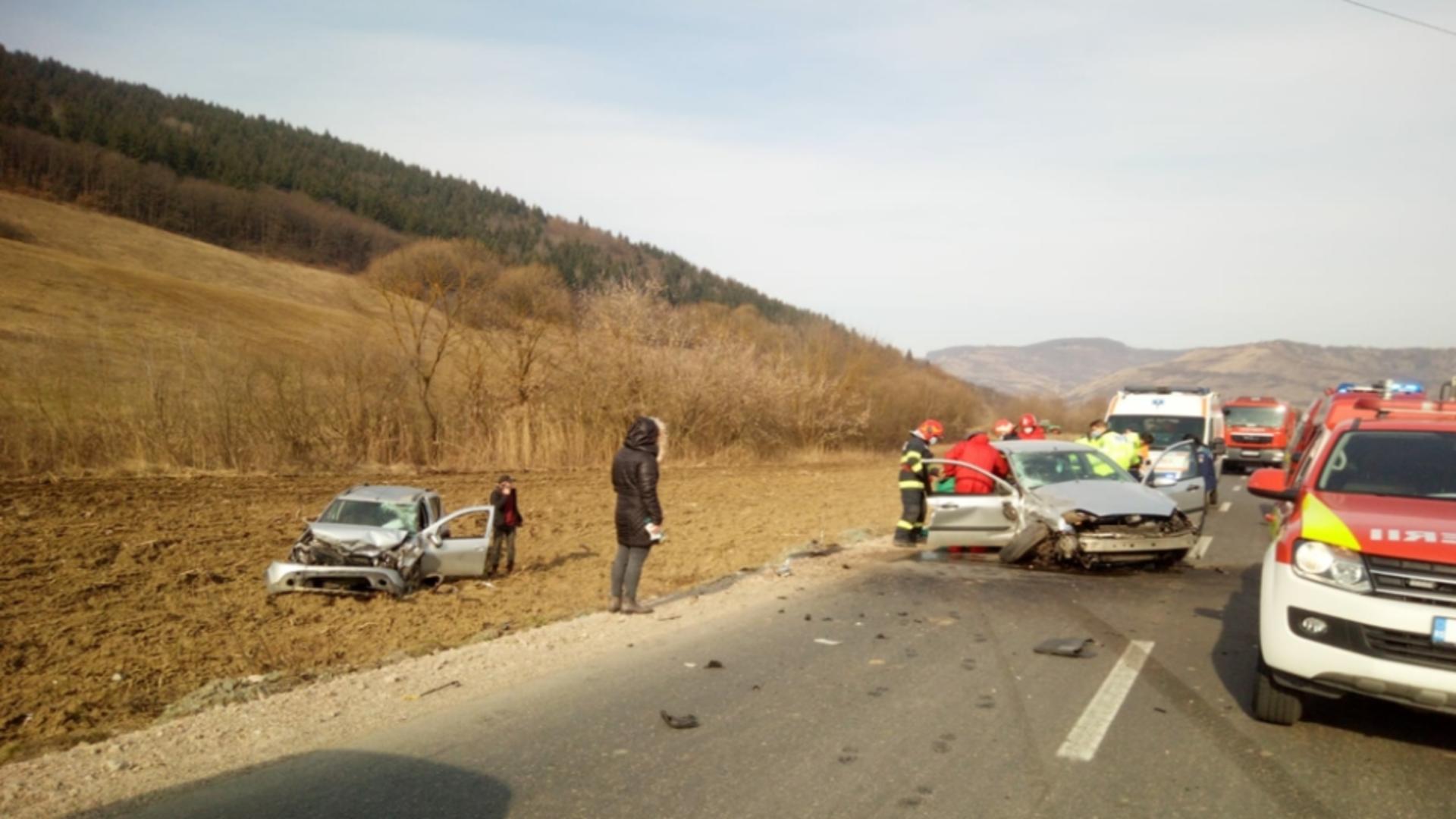 Accident în județul Cluj