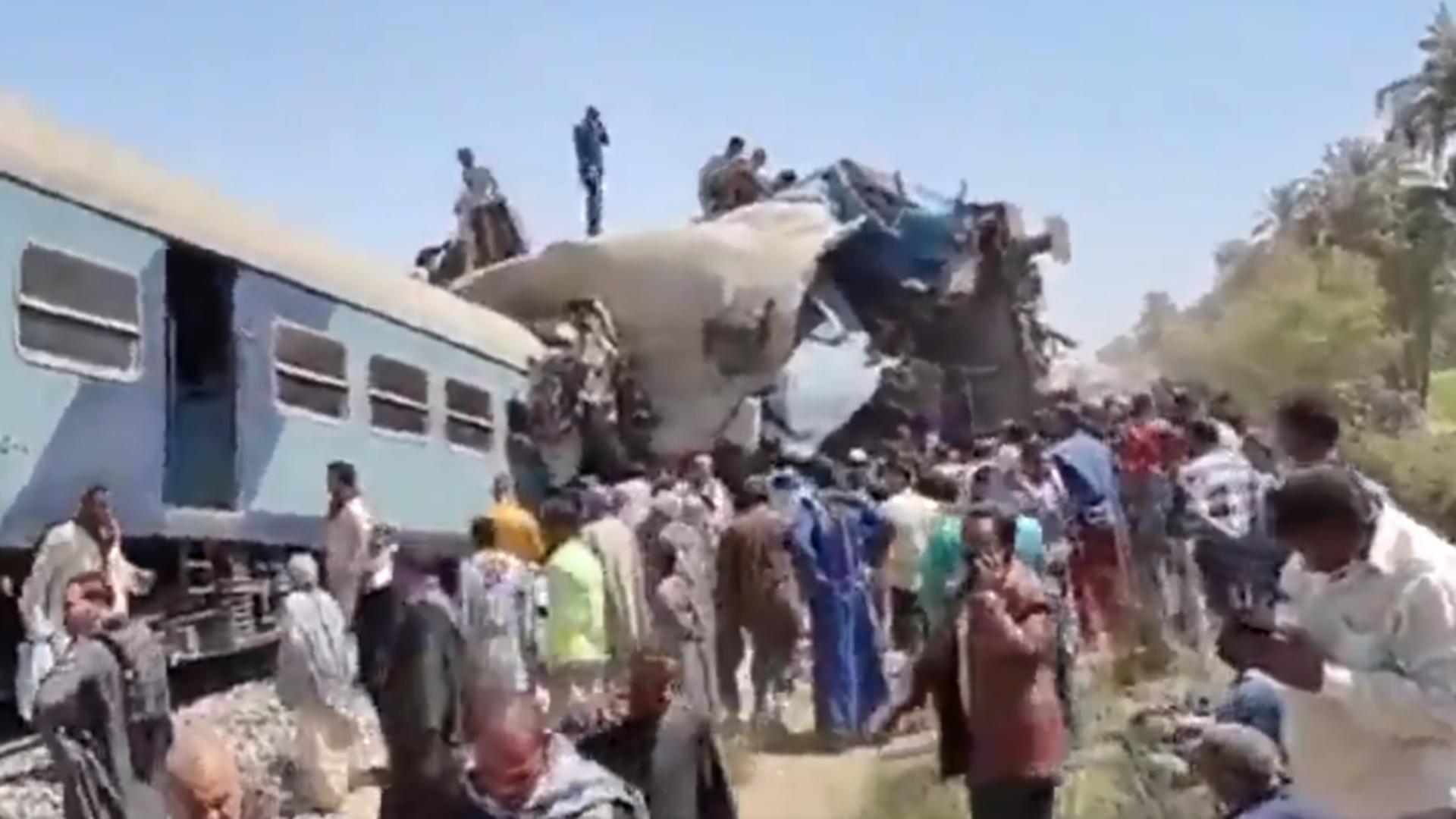 Catastrofă feroviară în Egipt