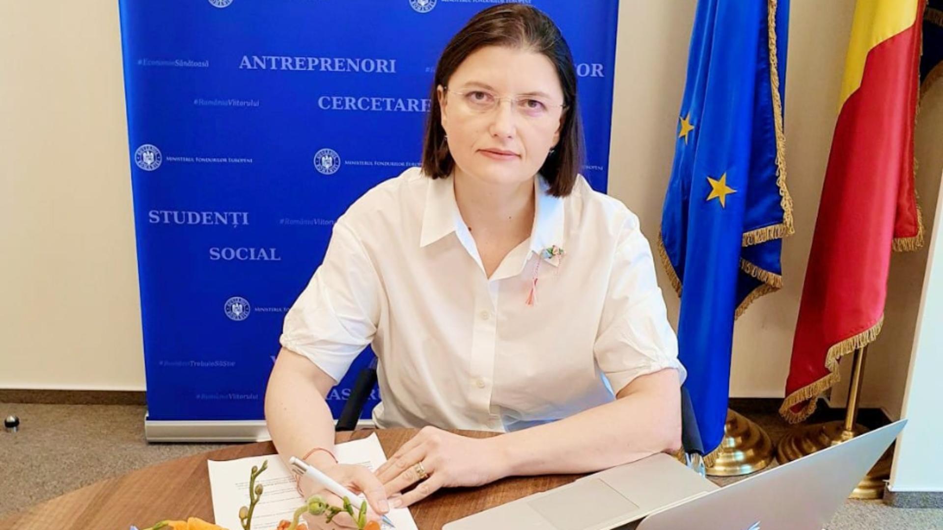 Corina Atanasiu, secretar de stat la Ministerul Proiectelor Europene se contrazice cu colegii de coaliție pe tema investițiilor