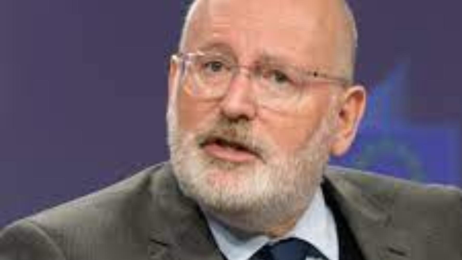Frans Timmermans, vicepreședintele CE
