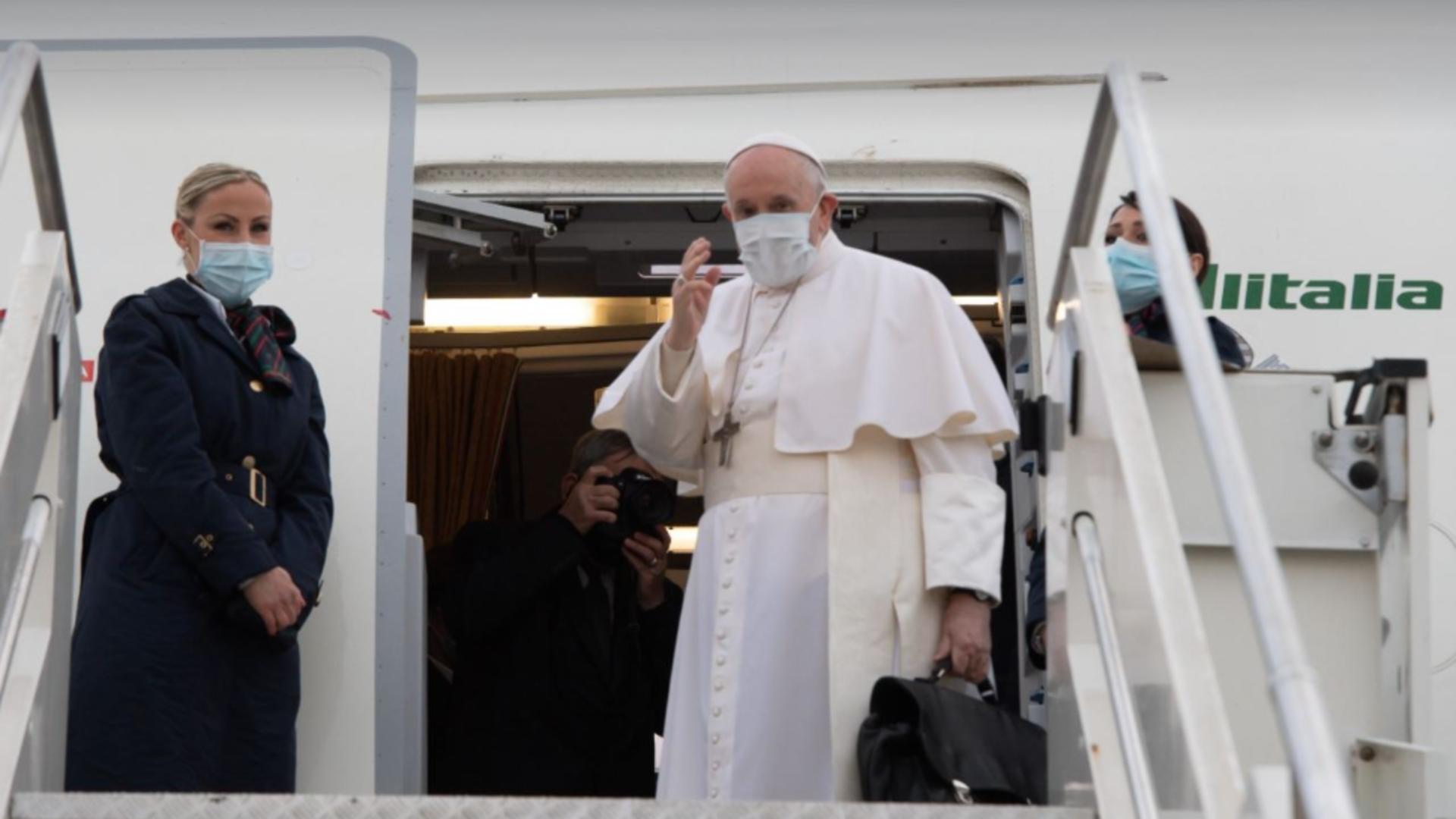 Papa Francisc, vizită istorică în Irak, 5 martie 2021 Foto: VaticanNews.va