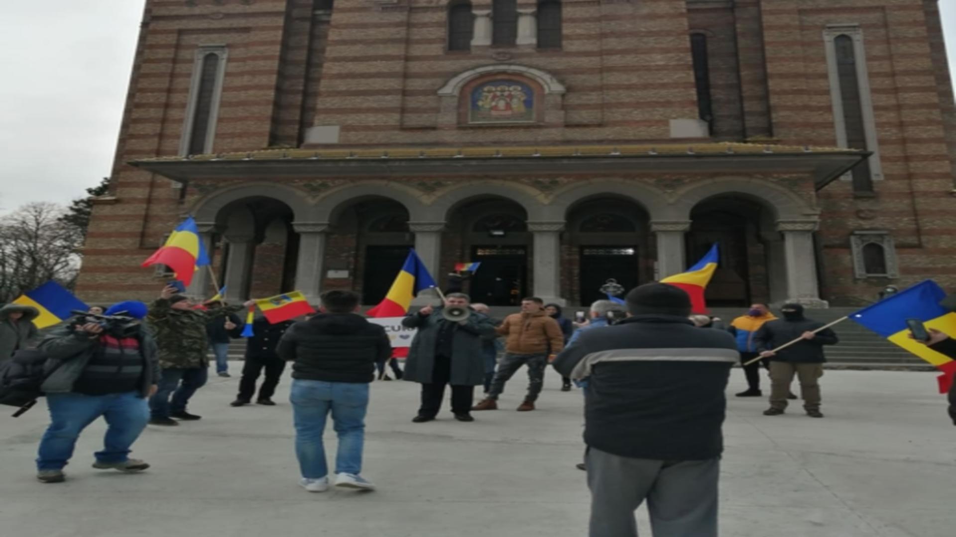 Protest la Timișoara