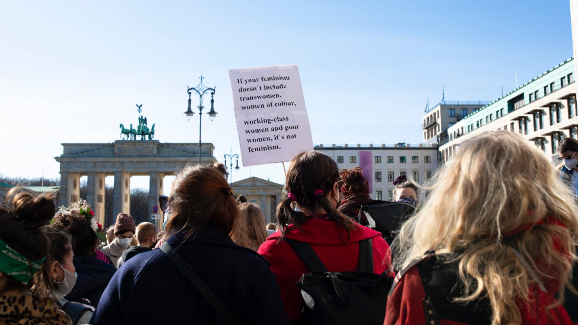 Protest in Berlin (8 martie 2021)
