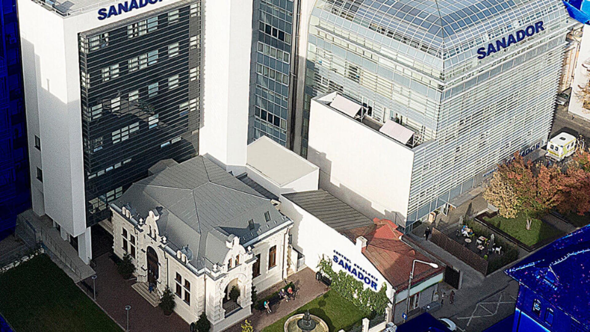 Spitalul Sanador de pe strada Sevastopol este construit în cea mai aglomerată zonă a centrului Bucureștiului
