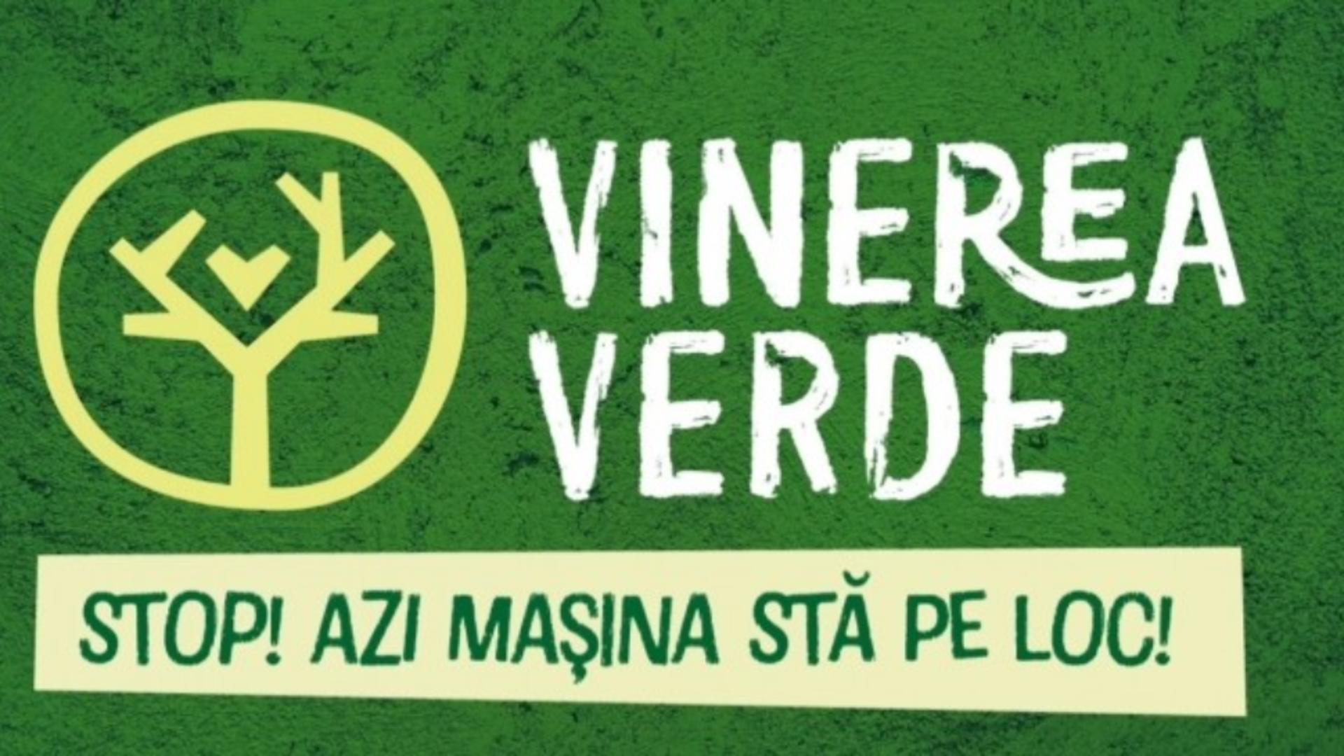 Afisul programului Vinerea Verde