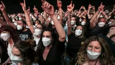 Concert la Barcelona - experiment COVID-19, 27 martie 2021