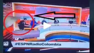 Accident într-un platou TV