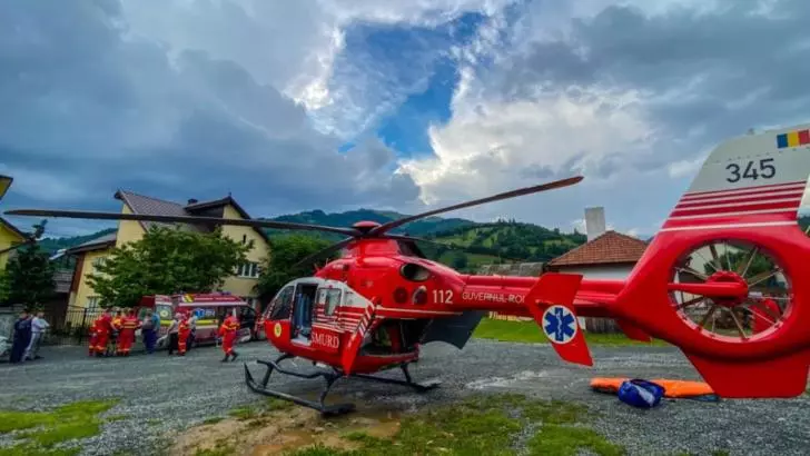 Accident la Mănăstirea Parva (jud. Bistrița-Năsăud)