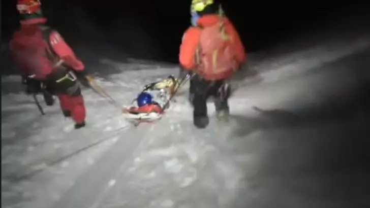 Acțiune de salvare în Munții Bucegi