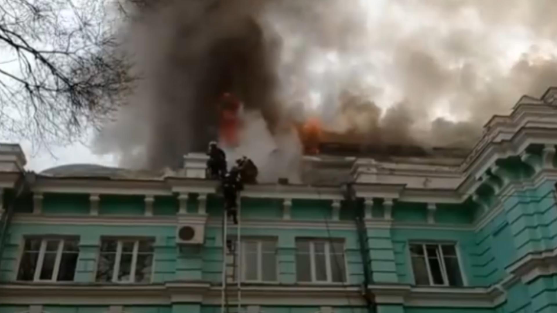 Incendiu devastator la un spital de chirurgie din Rusia