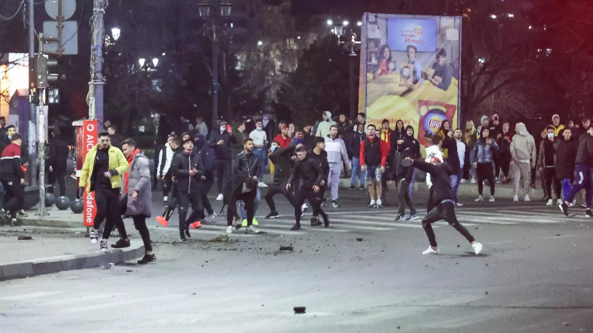 Proteste violente Piața Unirii / Foto: Inquam Photos / Bogdan Ioan Buda