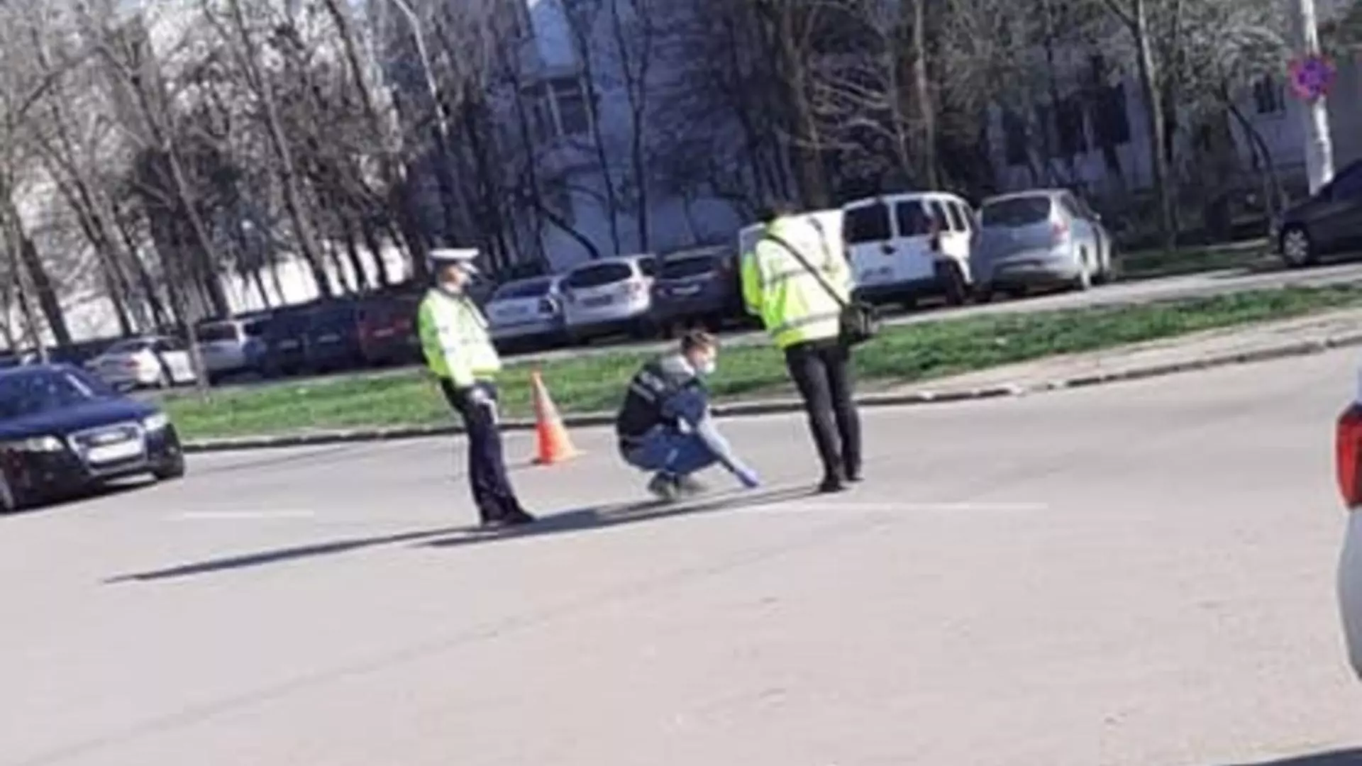 Trei pietoni răniți într-un accident
