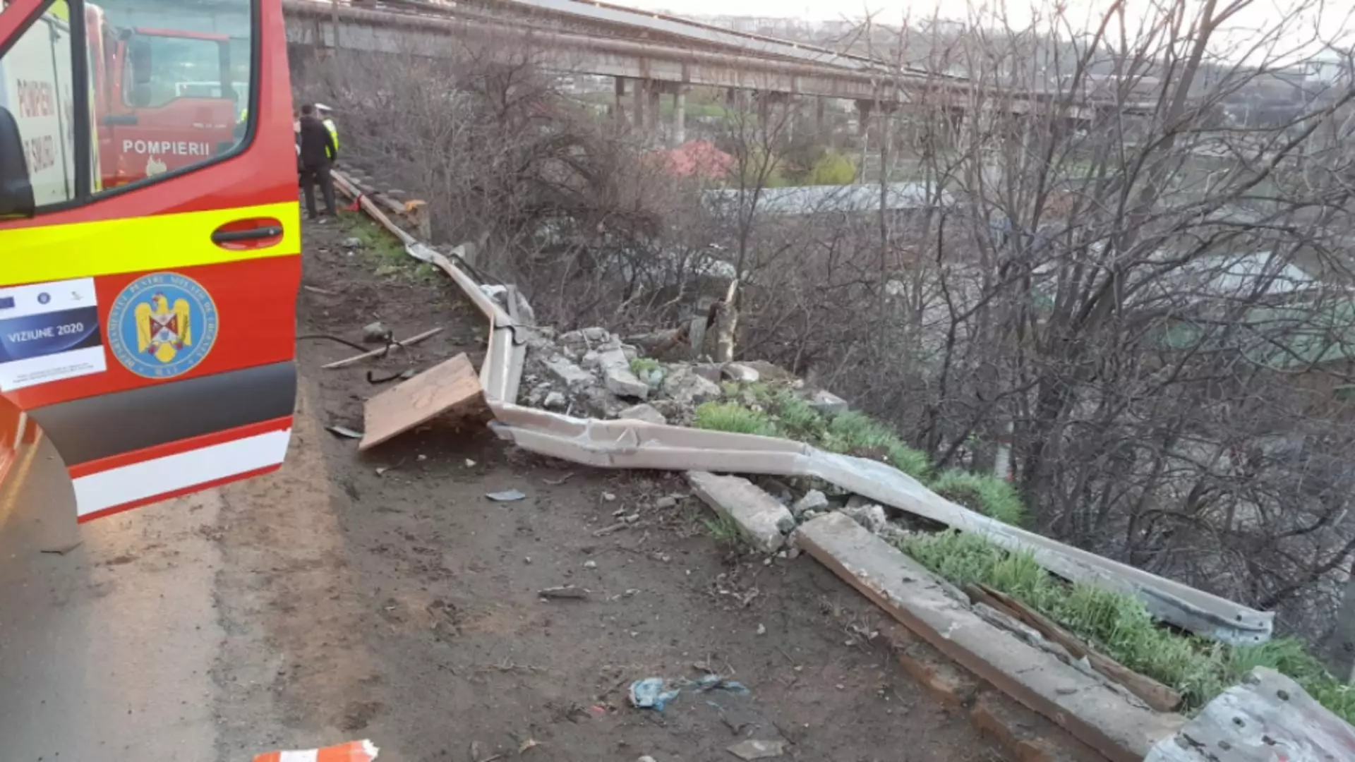 Accident grav la Galați (sursă; Viata Liberă)