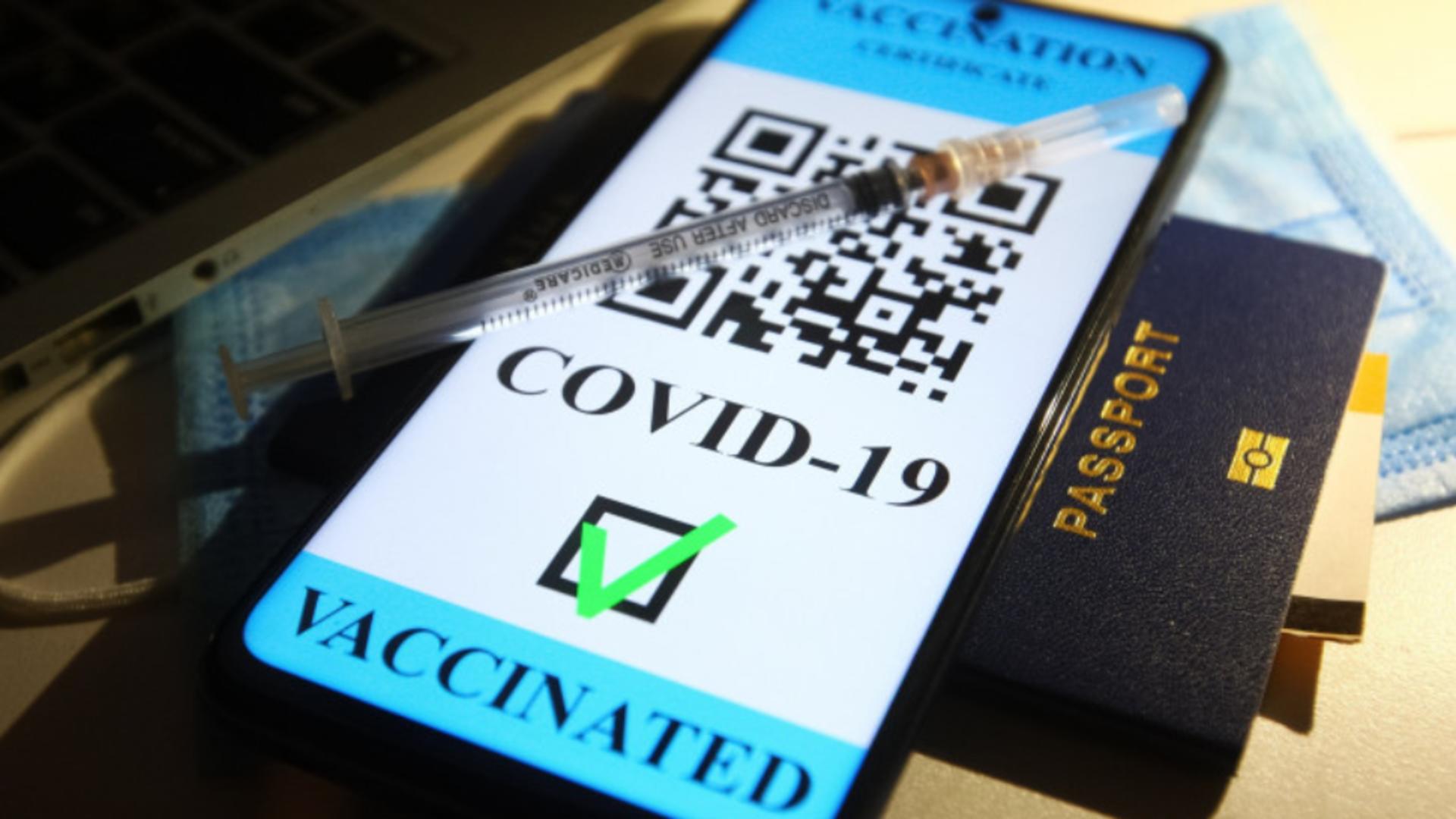 Certificatul verde european de vaccinare COVID-19 este pregătit de România! Cum se va proceda pe teritoriul țării Foto: Profi Media