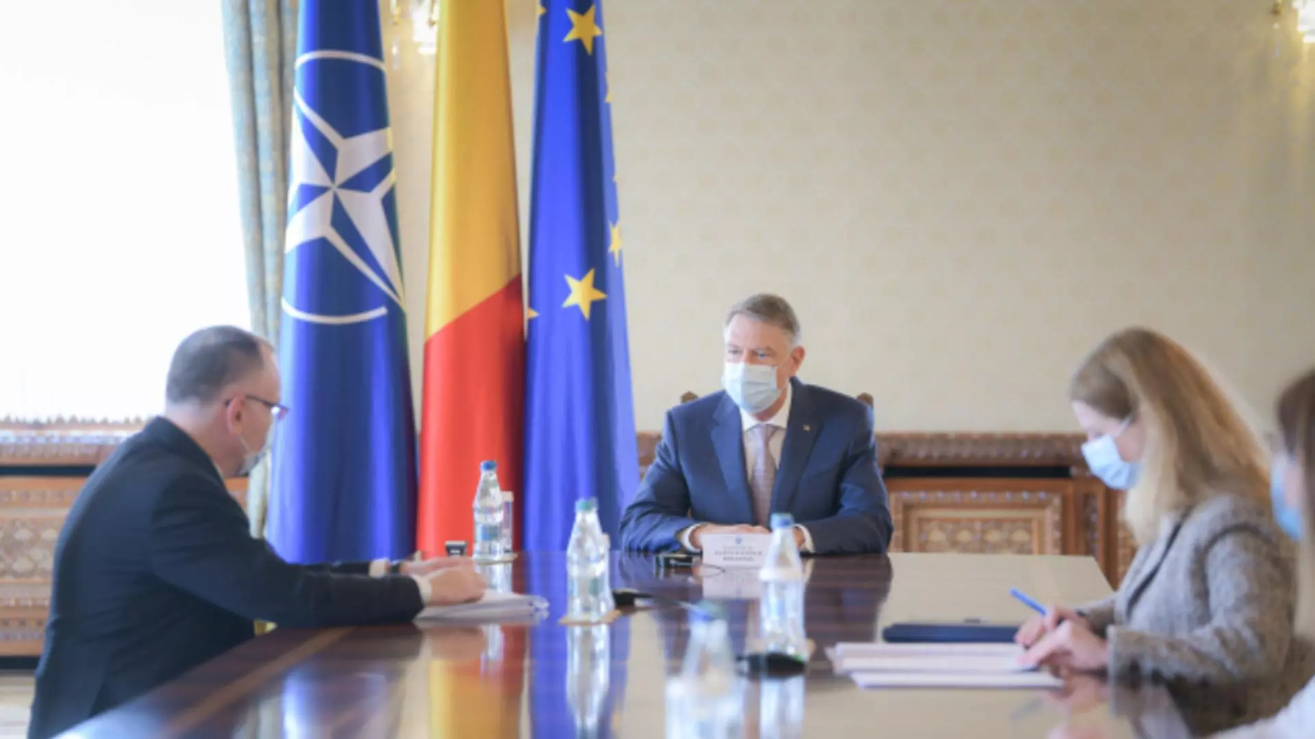 Klaus Iohannis, întâlnire cu Sorin Cîmpeanu