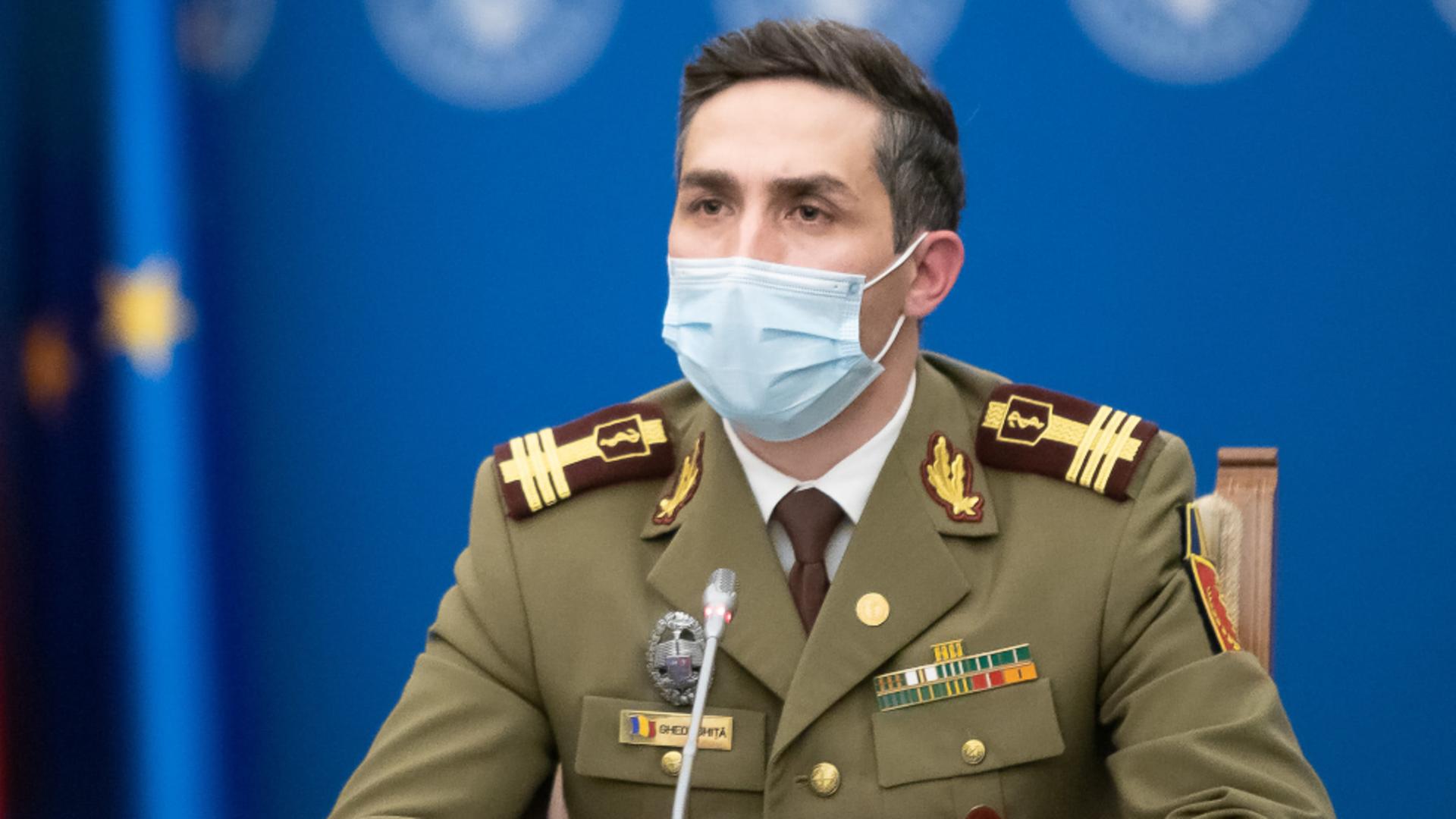 Valeriu Gheorghiță, președintele Comitetului Naţional de coordonare a campaniei de vaccinare împotriva COVID-19