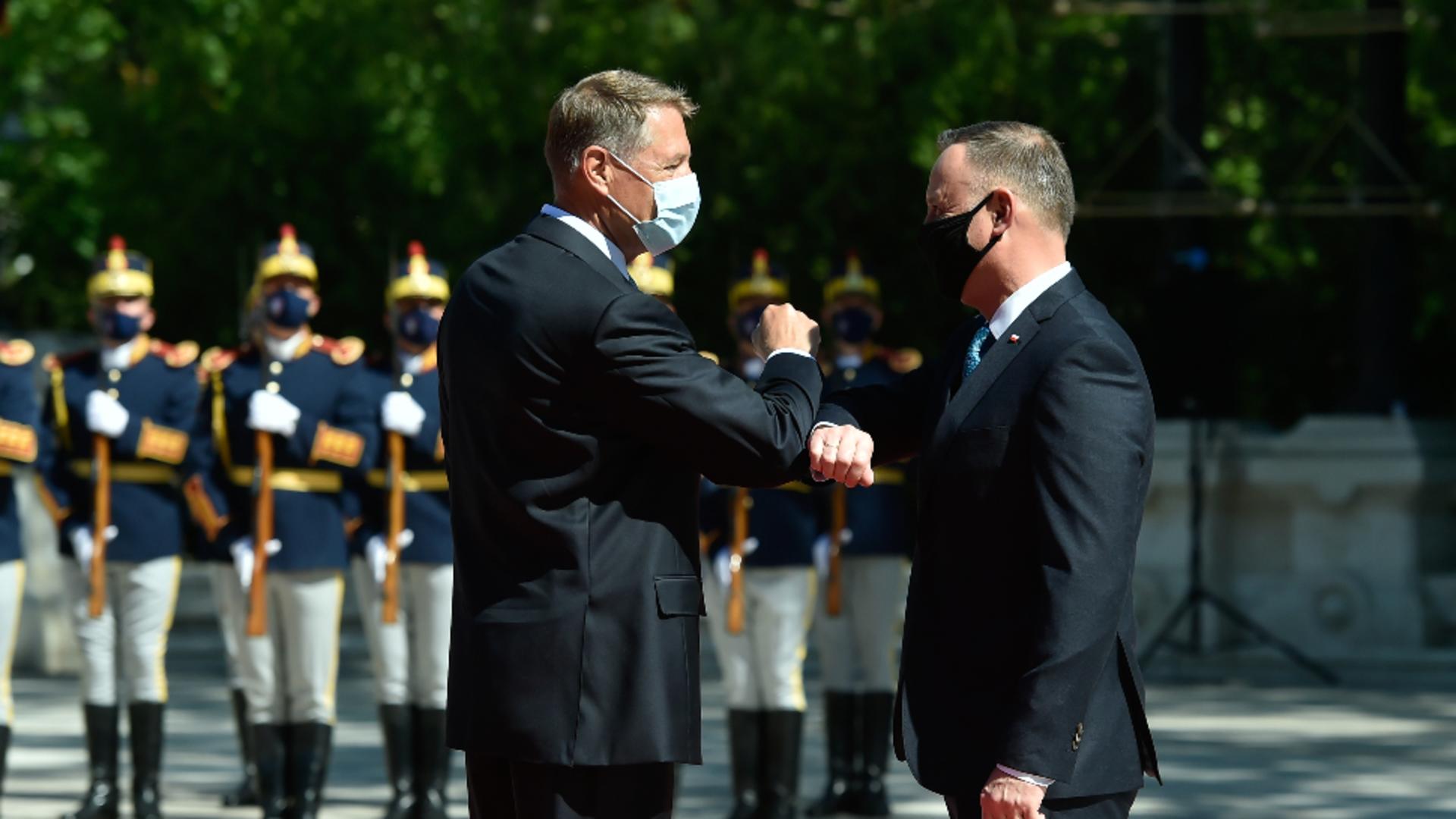 Klaus Iohannis și Andrzej Duda / Foto Administrația prezidențială
