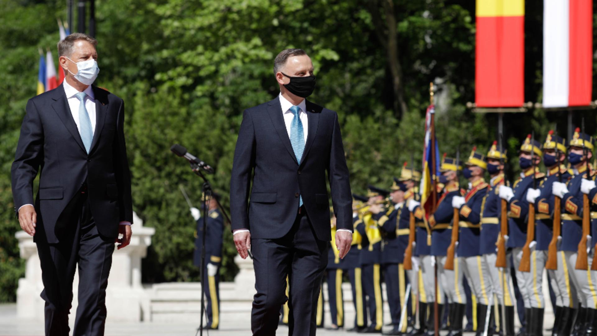 Președintele Poloniei, primit la Palatul Cotroceni / Inquam Photos - George Călin