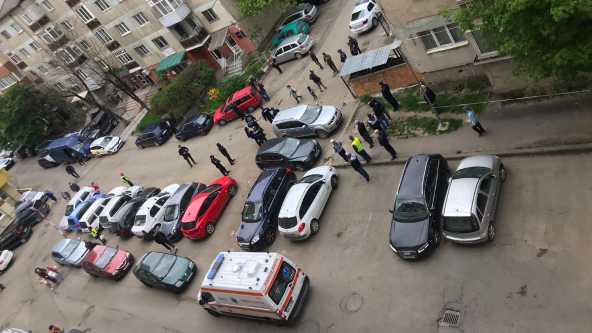 Conflict stradal violent la Zalau (foto: graiulsalajului.ro)