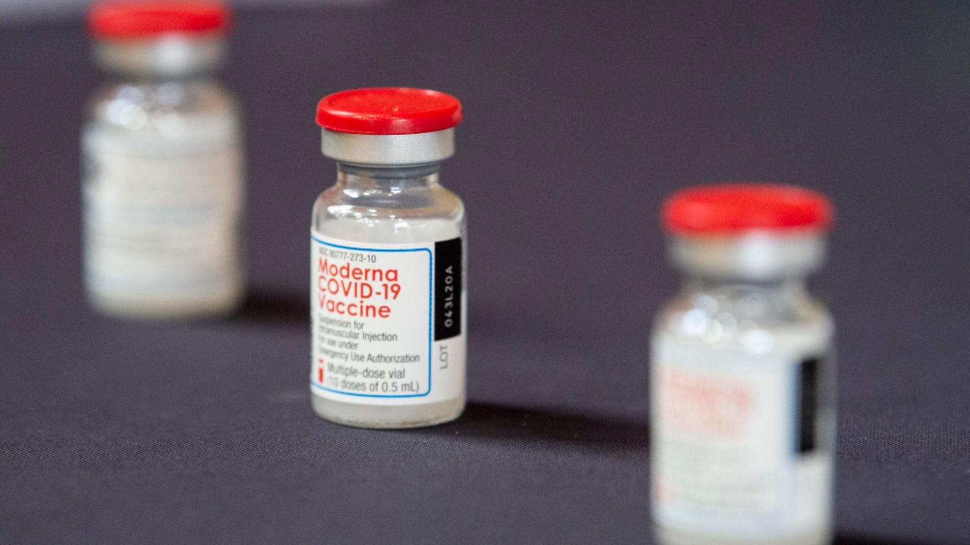 O nouă tranșă de vaccin Moderna anti-COVID-19 a ajuns în România Foto: Profi Media