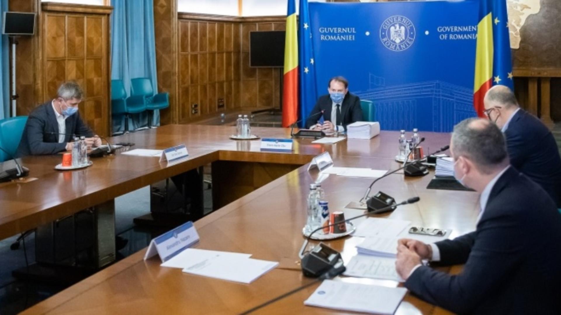 Ședință de guvern / Foto: gov.ro