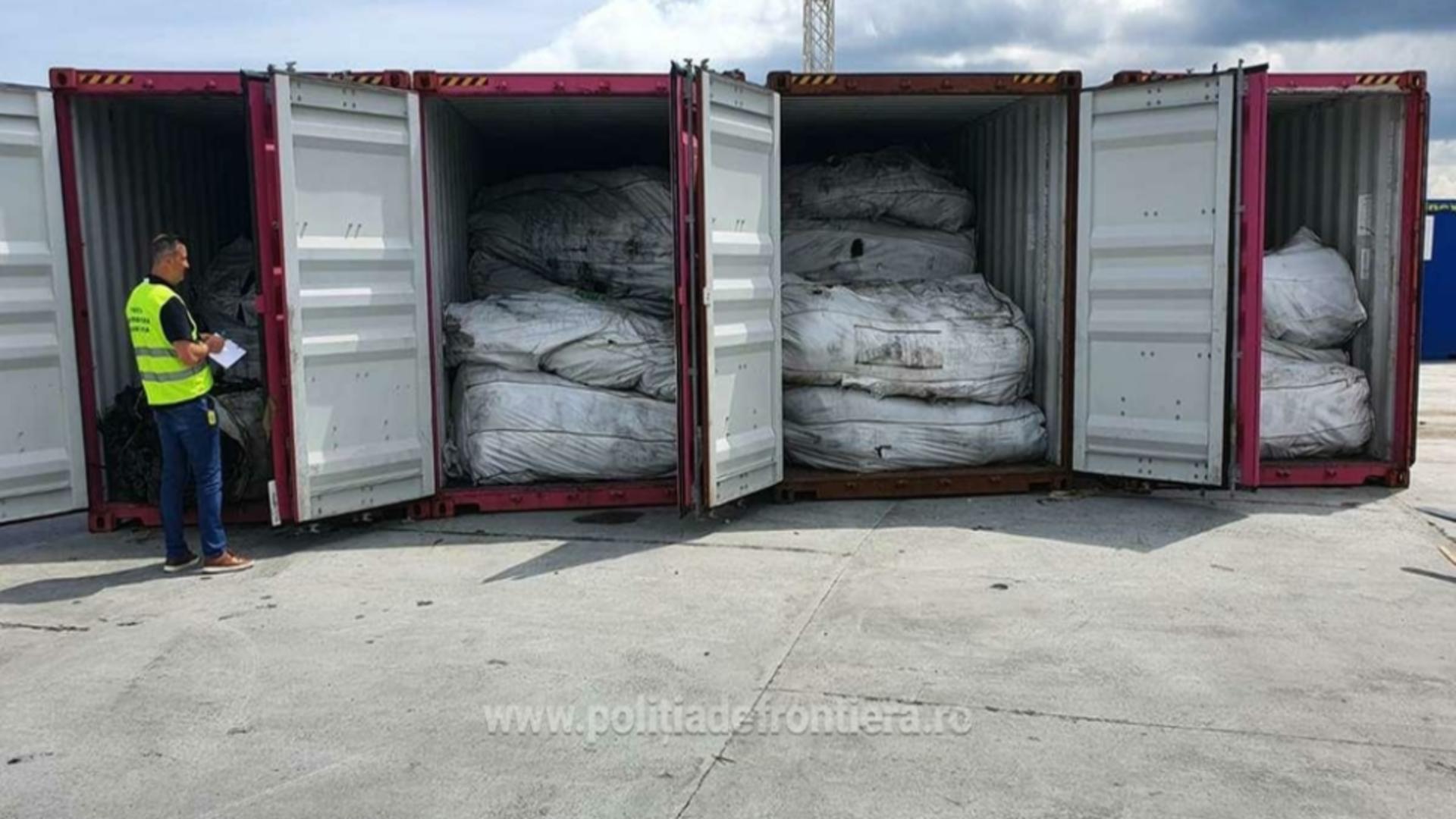 Containere deșeuri, Port Constanța