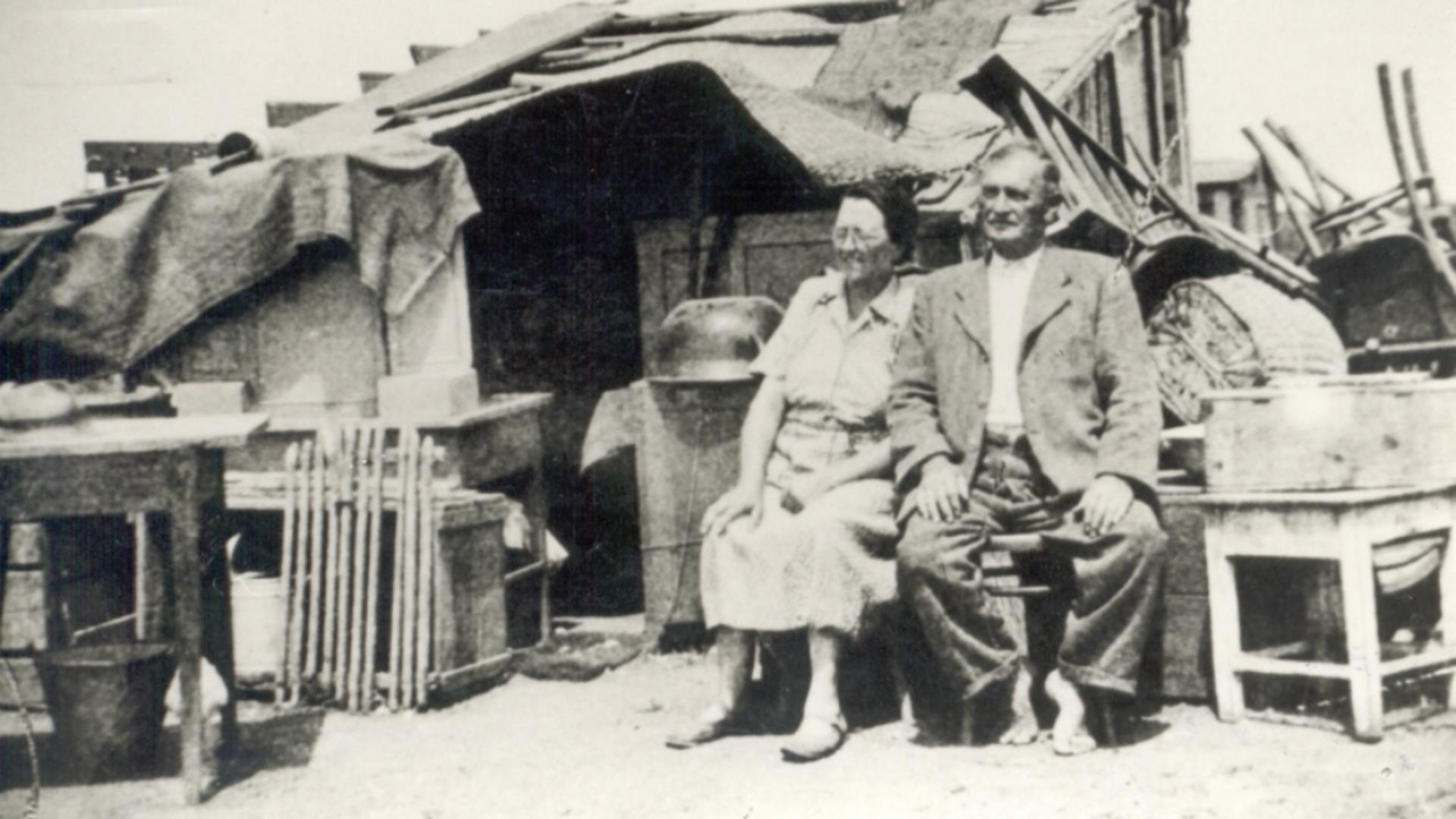 Bărăgan, primul adăport (foto: arhiva IICMER)