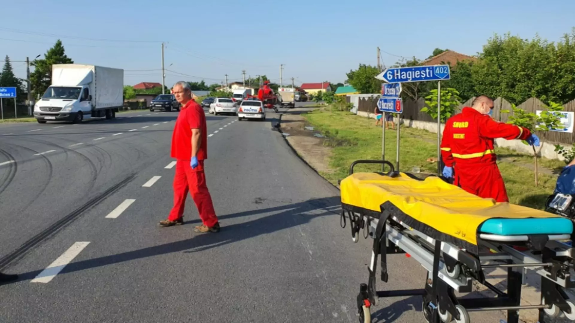 Accident GRAV pe DN2, în localitatea Lilieci, din județul Ialomița