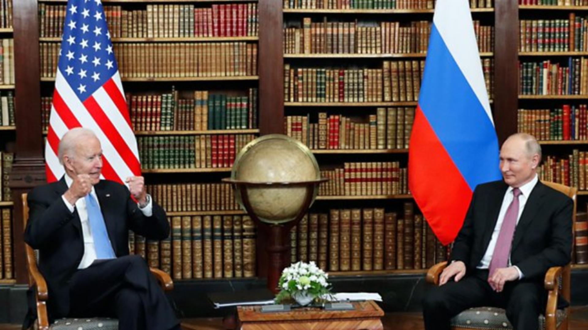 Întâlnire de gradul zero între cei mai mari lideri ai lumii - PRIMELE imagini cu Biden și Putin, la Geneva Foto: CNN, RIA Novosti, 16 iunie 2021
