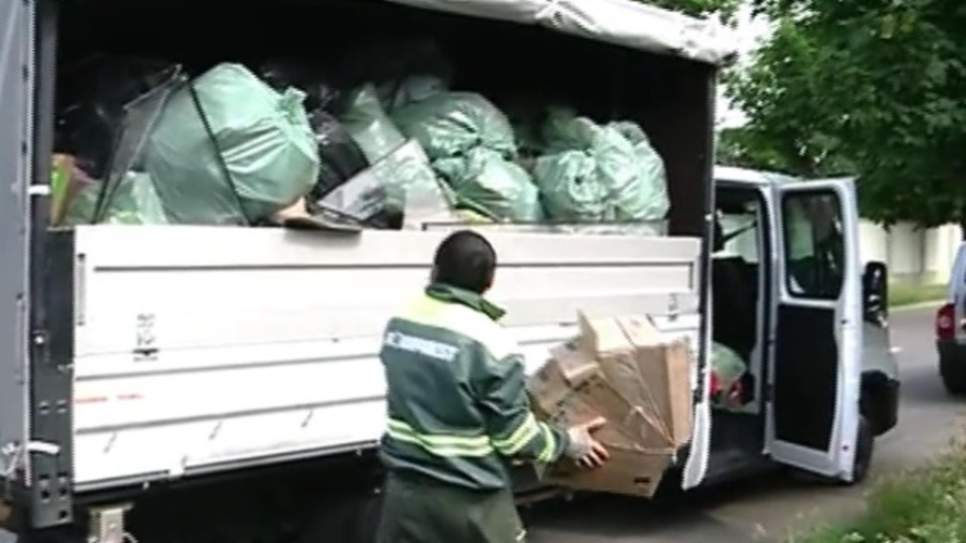 Pentru că n-a avut unde să ducă deșeurile până acum, ROMPREST le-a depozitat în propria bază din Chiajna