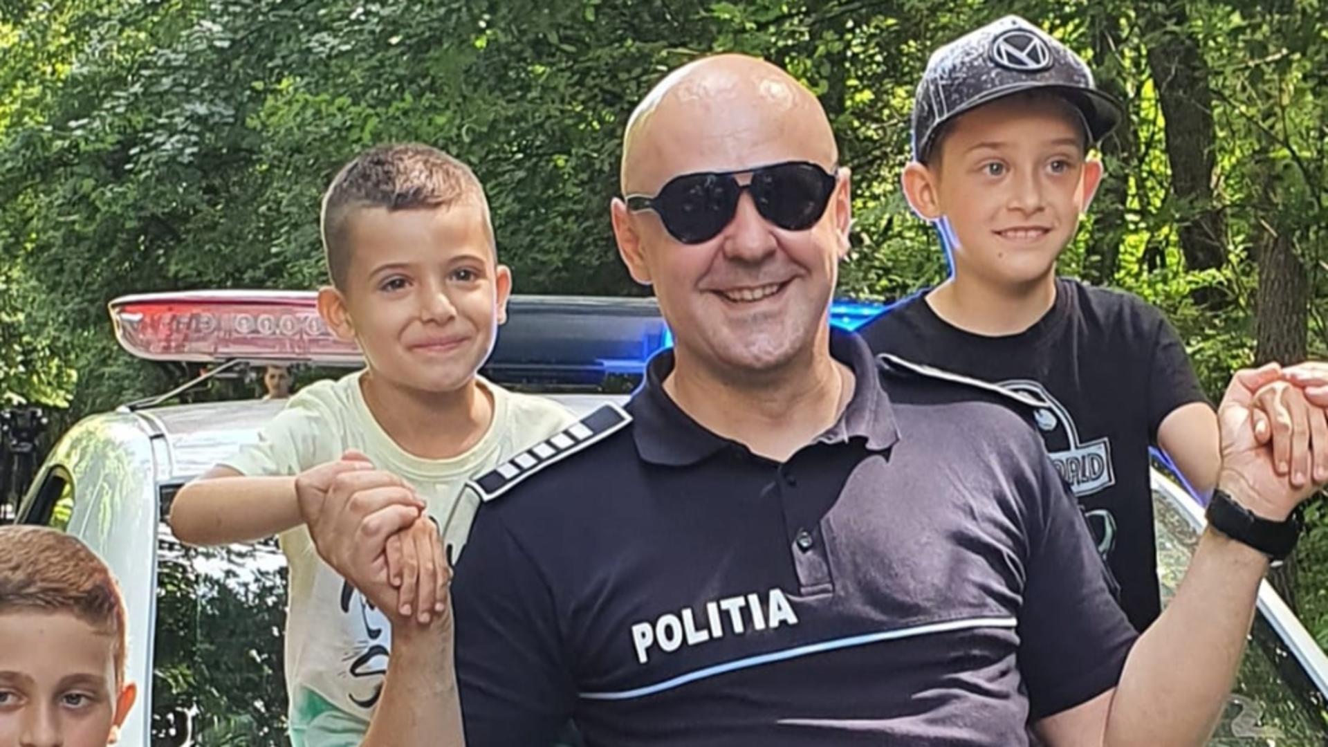 Povestea lui Viorel Teacă, cel mai „cool” polițist din România, la Realitatea PLUS Foto: Facebook