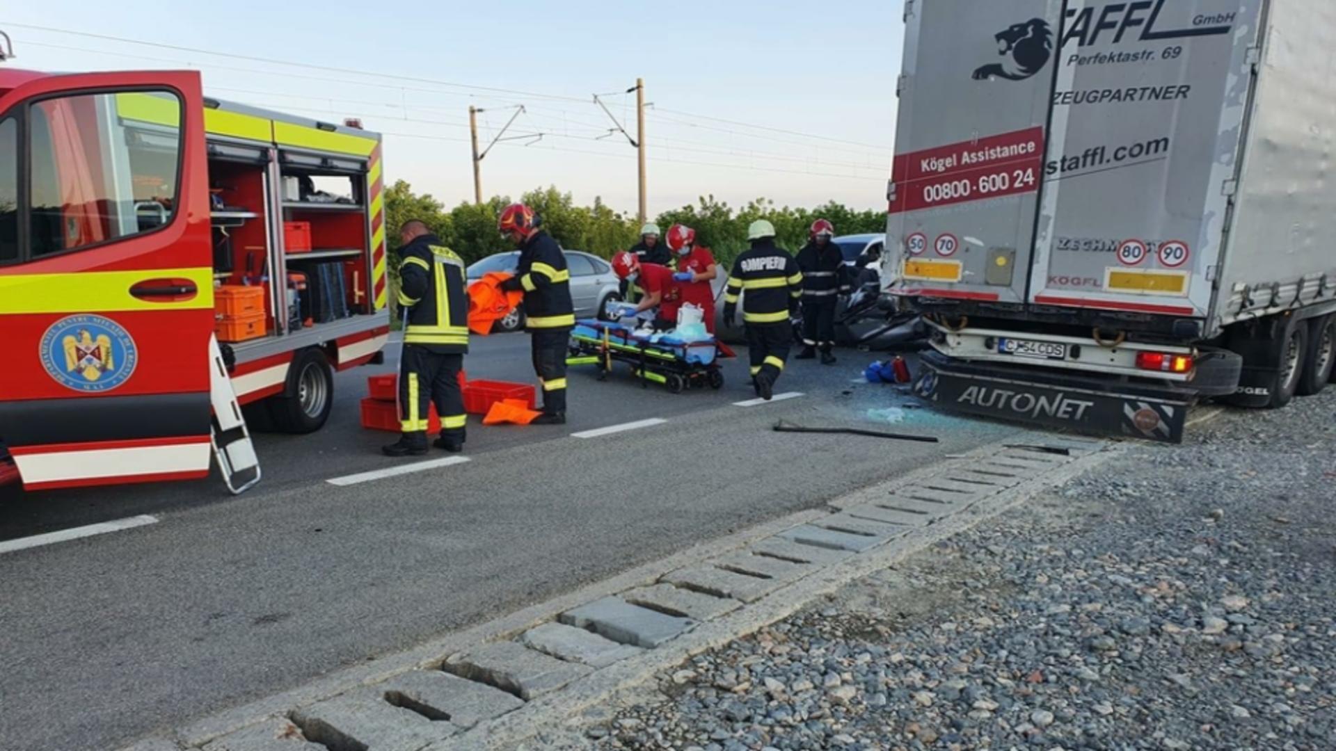 Accident mortal, pe DN 1C. Sursa foto: Realitatea de Cluj