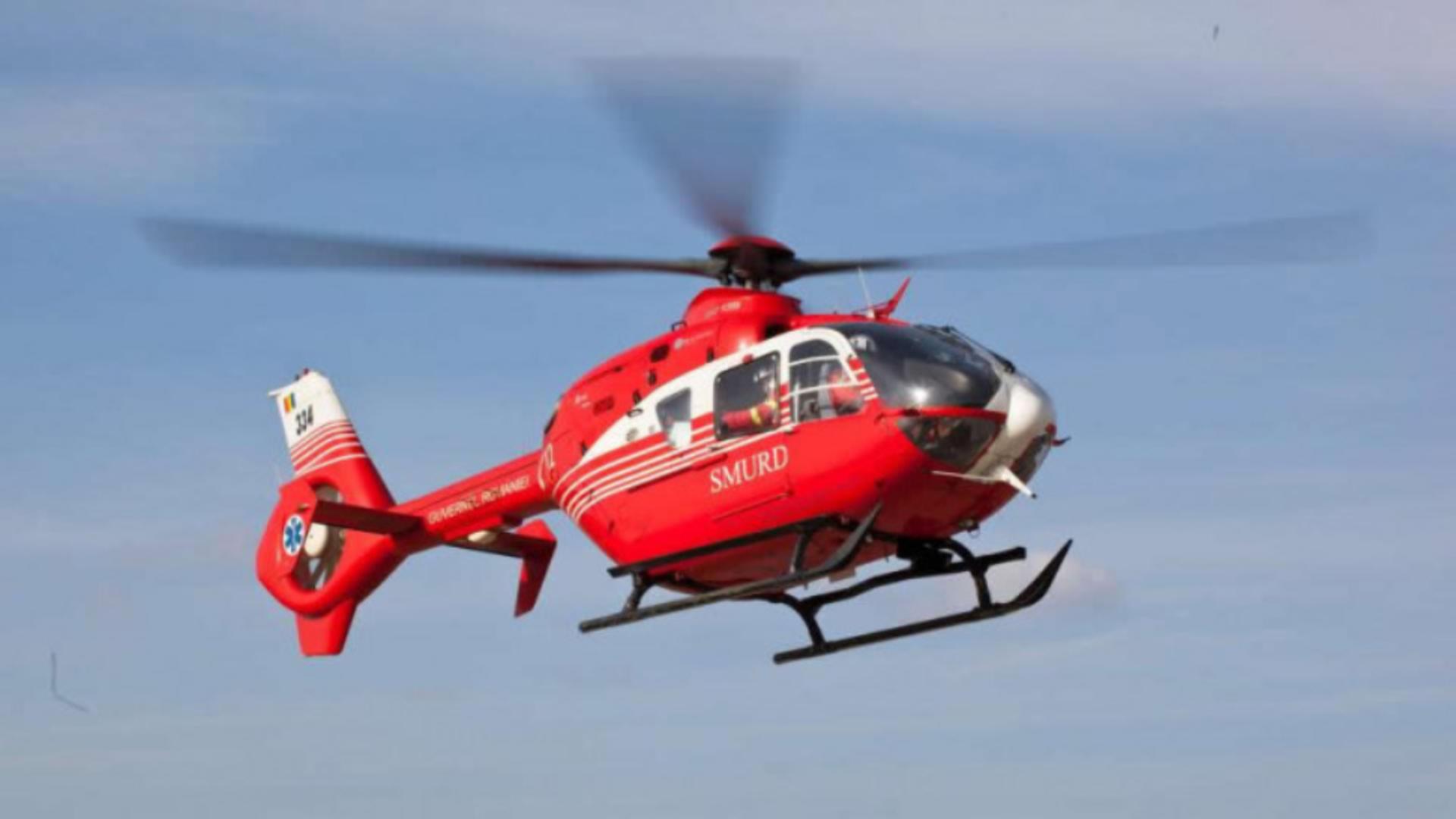 Copil opărit cu apă clocotită, dus cu elicopterul SMURD la spital. Foto arhivă