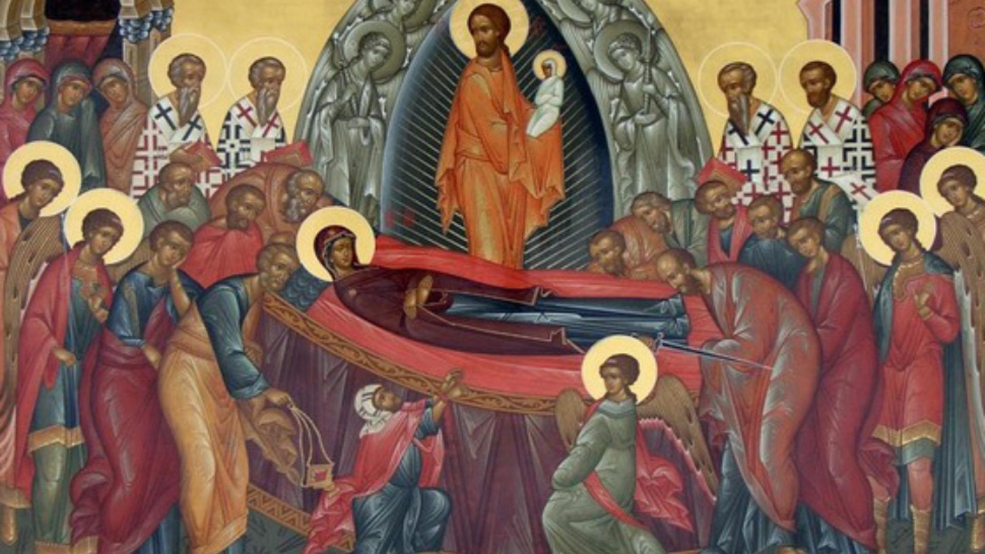 Sfânta Maria, 15 august. Trupul Maicii Domnului nu a suferit stricăciune