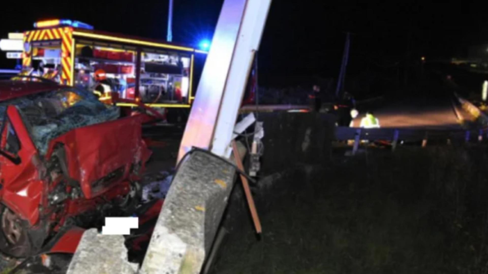 Microbuz cu români implicat într-un accident, în Franța