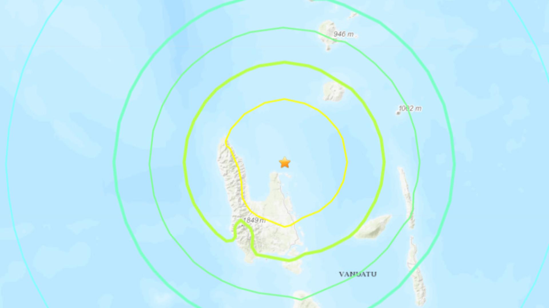 Cutremur uriaș în Vunatu, țara cu 300.000 de locuitori din Oceanul Pacific